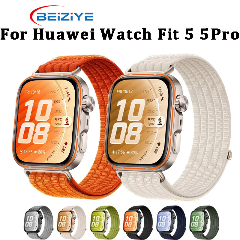 สาย สําหรับ huawei watch fit 5 pro สายนาฬิกาข้อมือ ไนลอน สําหรับ huawei watch fit 5 5 pro สมาร์ทวอช