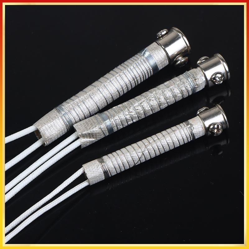 หัวแร้งไฟฟ้าอเนกประสงค์220V 30W 40W 60W, อุปกรณ์เปลี่ยนชิ้นส่วนเชื่อมไมกาแกนทำความร้อนภายนอก