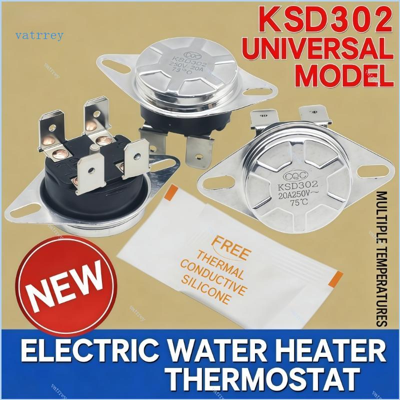 VA KSD302 สวิตช์ควบคุมอุณหภูมิสําหรับสวิตช์เทอร์โมสตัทเครื่องทําน้ําอุ่นไฟฟ้า
