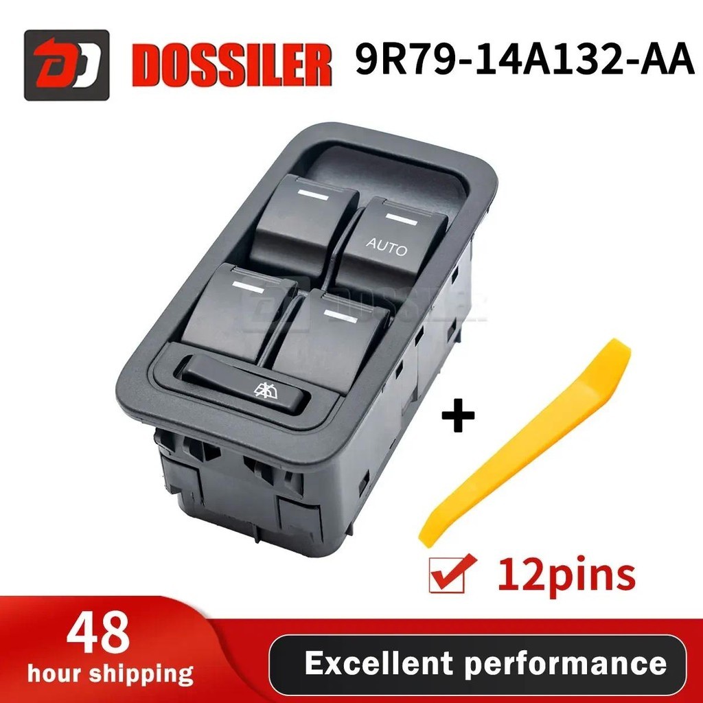 9R79-14A132-AA Dossiler สําหรับ Ford Territory 2004-2014 ไฟฟ้า RHD Master รถสวิทช์หน้าต่าง Lifter ปุ