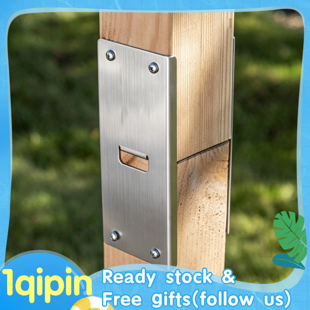1qipin.th 2 แพ็คสแตนเลส Mail Post Extender วงเล็บสำหรับ 4x4 ไม้โพสต์การออกแบบบางความเข้ากันได้ 212.0