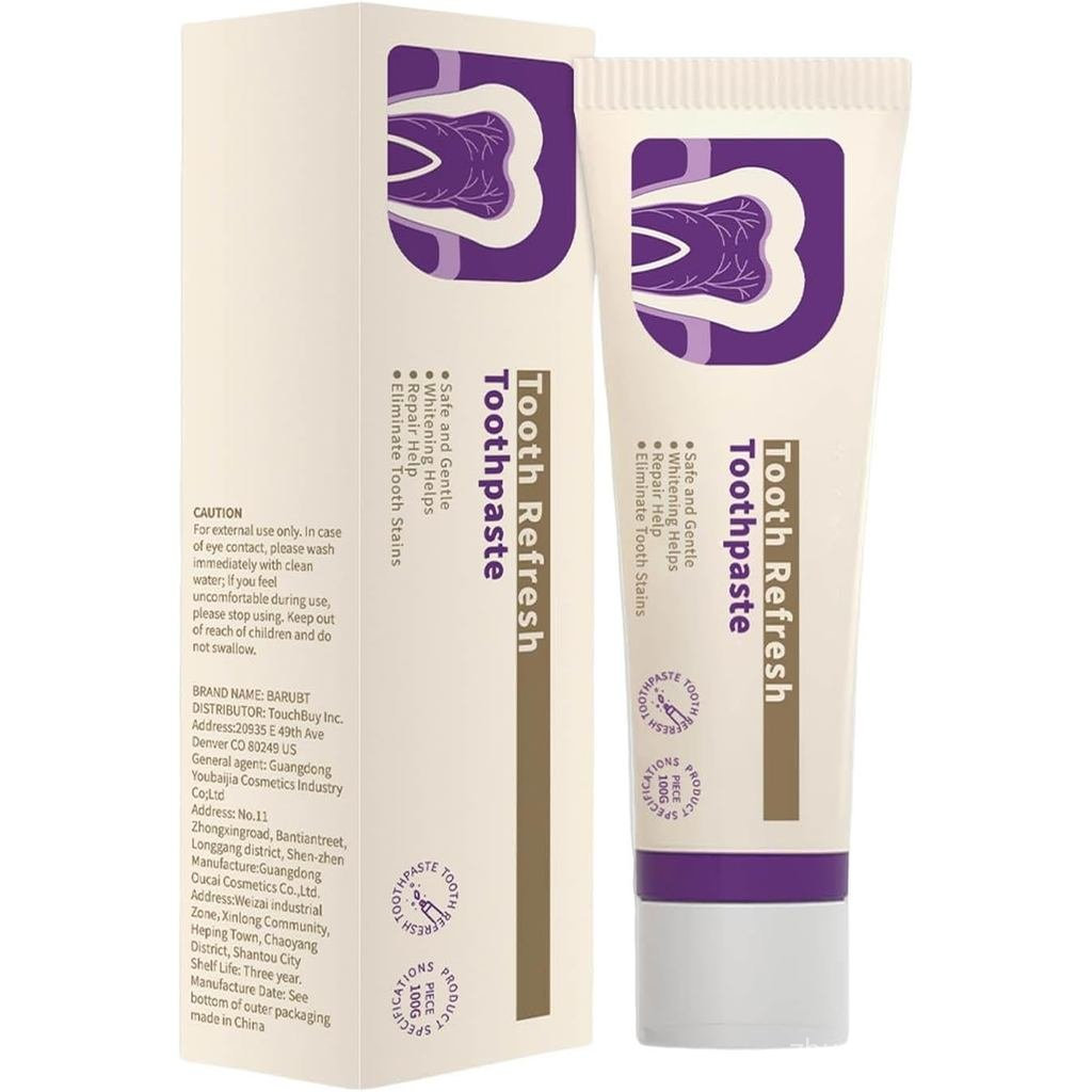 ยาสีฟันรีเฟรชฟัน Kréain Nature, Kreain Nature Oral Care Toothpaste, Enamel Strengthening & Fresh Bre