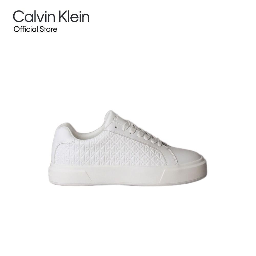 CALVIN KLEIN حذاء رياضي نسائي YW02006 — أبيض