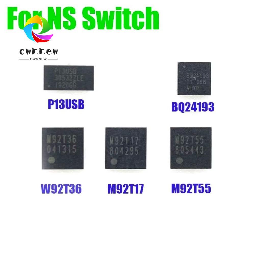 OWNNEW ชิปเมนบอร์ด, M92T36 P13USB BQ24193 M92T17 Surface Mount ชาร์จการจัดการชิป, Solder ติดตั้งส่วน