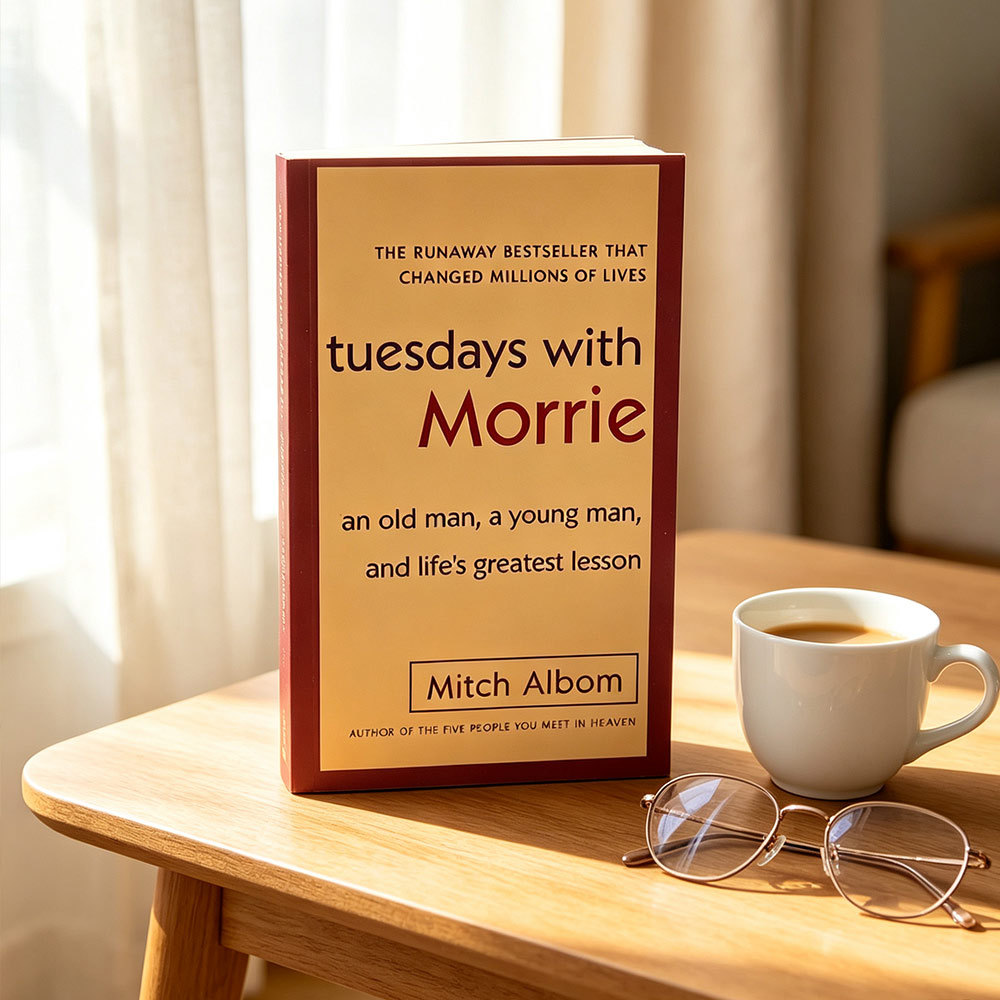 Tuesdays With Morrie by Mitch Albom Inspirational English Book For Personal Learning And Collection 
