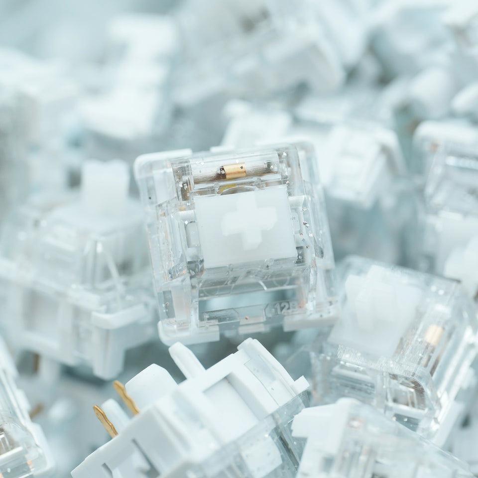 [ktechs] HMX Snowfall Tactile Switches สําหรับคีย์บอร์ดเชิงกลแบบกําหนดเอง