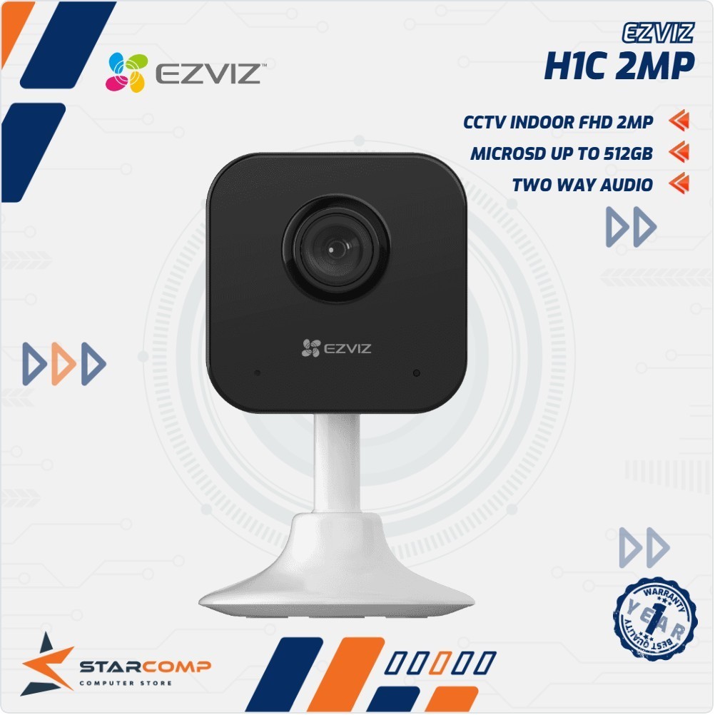 Ezviz H1C กล้องวงจรปิด 2MP IP Wifi ภายในอาคาร Type C