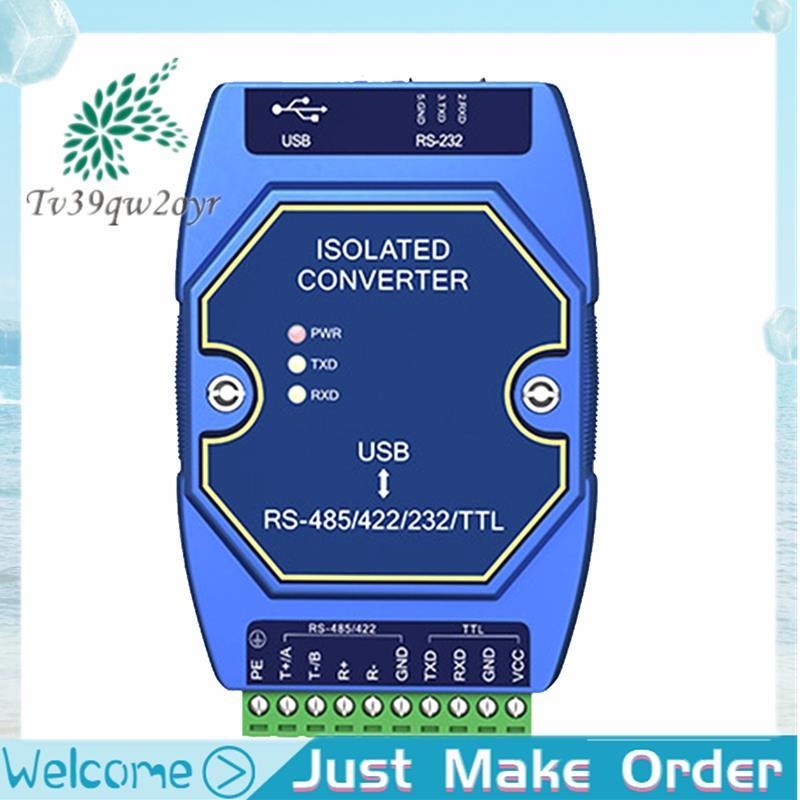 USB to RS485/RS422/RS232/TTL Converter CDSENET E810-U15C CH340 การแยกสัญญาณไฟ Type-C 3.5V/5V TTL