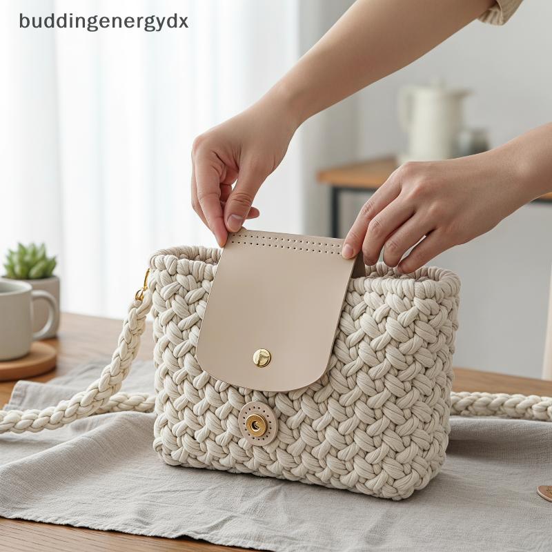 [ใหม่] Bag Flap Cover เป็นมิตรกับสิ่งแวดล้อมหนัง PU DIY กระเป๋าถักโครเชต์อุปกรณ์เสริมสําหรับผู้หญิงโฮมเมดกระเป๋าหัตถกรรมโครงการ [TH]