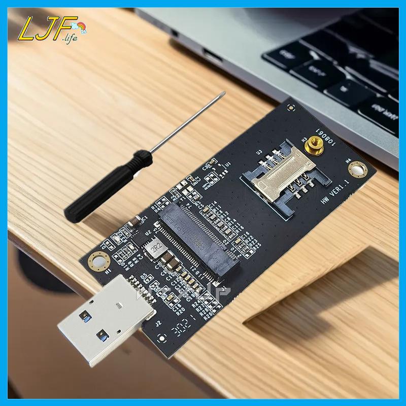 LJF 1 ชุด DW5821E M2-NGFF DW5811e DW5816E EM7455 L860-GL USB3.0 การ์ดขยายสําหรับ 3G/ 4G/ 5G LTE โมดู