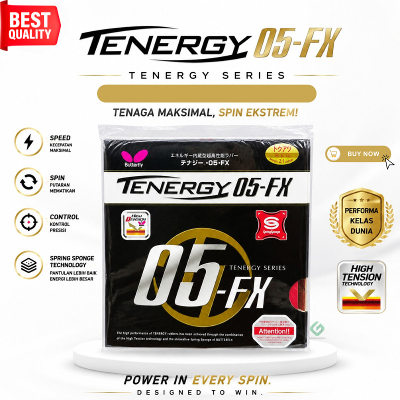 Tenergy 05 FX ยางปิงปอง / 05-FX Bet Rubber