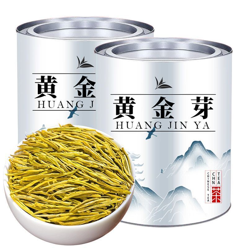 Premium Selection Whole Bud Head Authentic Golden Bud Tea 2025 New Tea Alpine Green Tea Can 8.27