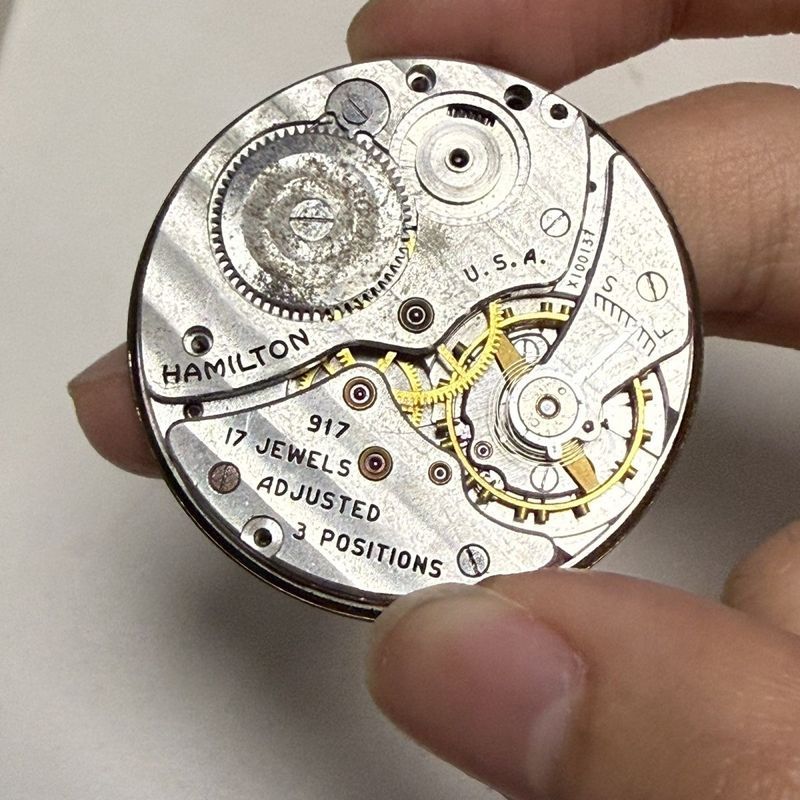 Hamilton Pocket Watch Mechanical Movement 917 Model Special Watch Accessories DIY Handmade Movement