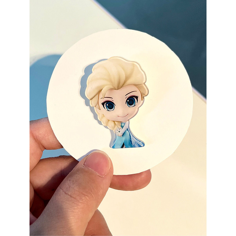 Princess Elsa เข็มกลัดเด็กกระเป๋านักเรียนจี้ Pin Elsa Badge ของขวัญวันเกิดเด็กของขวัญ Elsa Badge