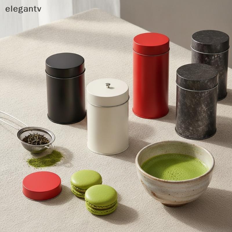 EGN 9.5 ซม. Matcha Can Double-layer Design Sealed สําหรับ Freshness Food Safety Matcha Can Matcha Po