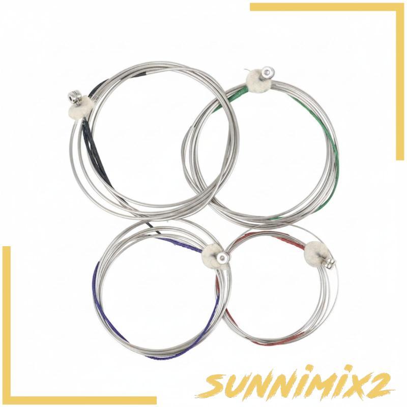 [Sunnimix2] Metal-Wound Wound Bass สายกีตาร์ Bright Tone Metal-Wound Wound Bass Strings ทนต่อสนิมสํา