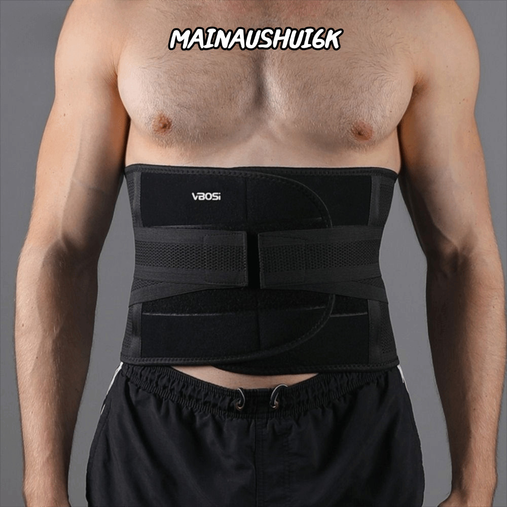 MAINAUSHUI6K เข็มขัดพยุงหลังเอว, การสร้างแบบจําลอง Body Corset ปรับเข็มขัดพยุงเอว, Breathable Fitnes