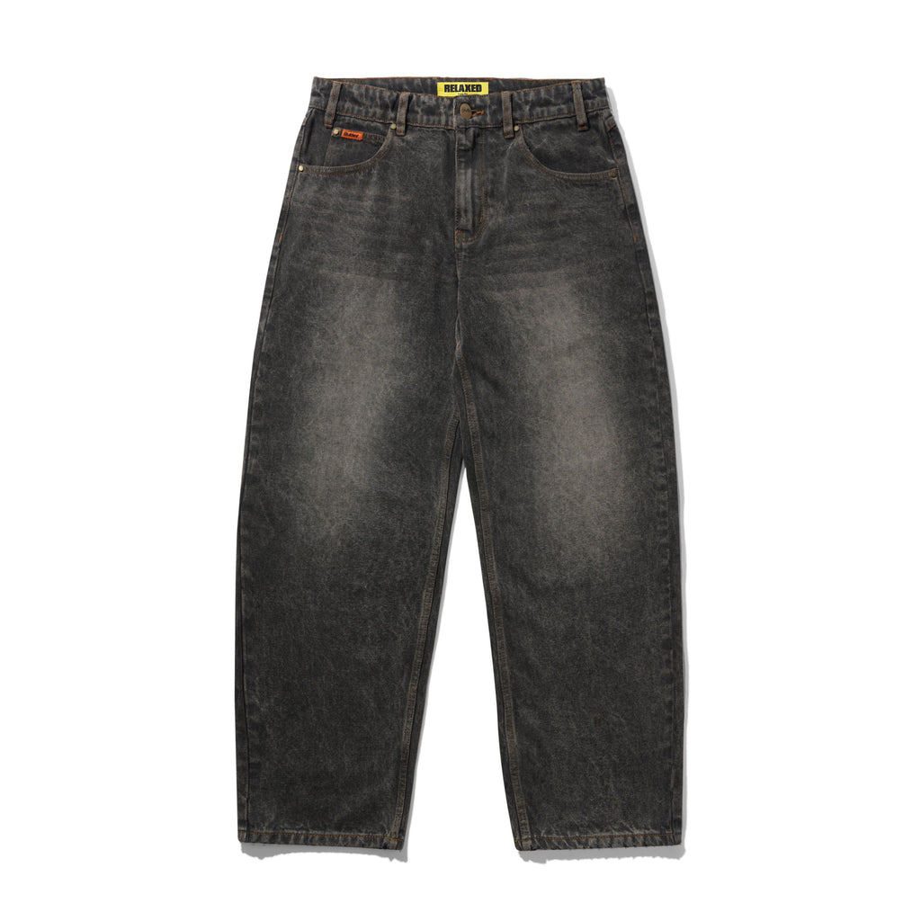 Butter Goods Relaxed Denim Jeans Faded Charcoal