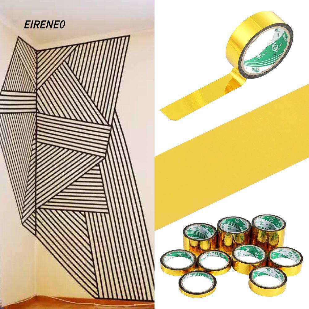 EIRENE0 เทปสีทองสําหรับตกแต่งเลเซอร์แฟลช 25 ม.,50 ม.