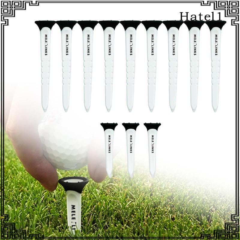 [Hatel] 12 ชิ้น Golf Tee Golf Ball Tees สําหรับขับรถใส่ Chipping กีฬากลางแจ้ง