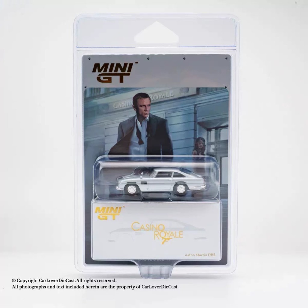 [คลังสินค้าพร้อม] คลังสินค้าพร้อม [minigt909 Aston Martin DB5 007 Royal Casino เวอร์ชันภาษาอังกฤษ Wa