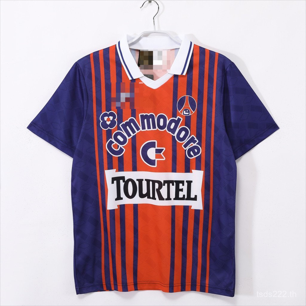 Paris 1993-94 Game Season Home Football Short Sleeve Retro Jersey BE2G