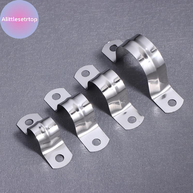 Alittlesetrtop สแตนเลส U-Shaped Tube Clamp อานโลหะท่อ Clamp U Conduit Braet สําหรับการใช้งานสําหรับง