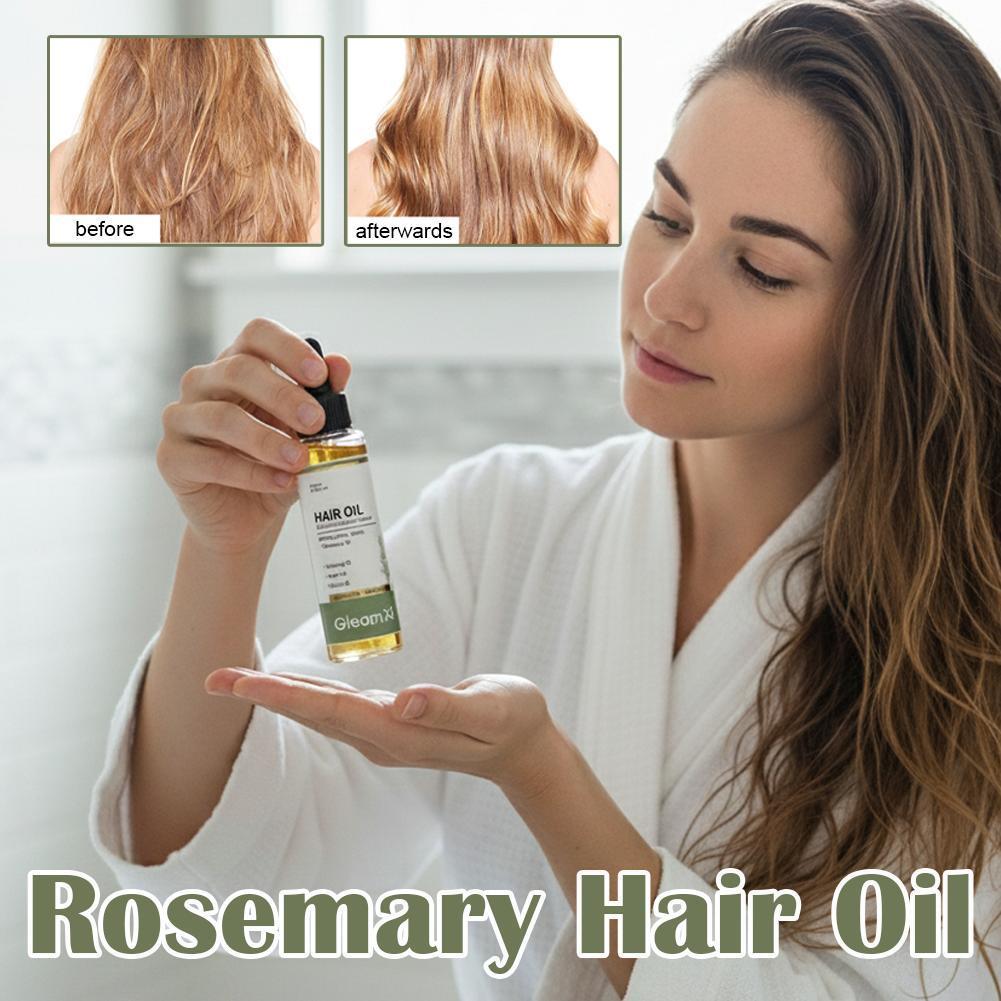 Daily Gentle Hydrating Hair Oil น้ําหนักเบา Smoothing Nourishing สําหรับ Soft Silky Shine R4k9