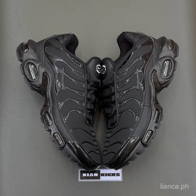 [คลังสินค้าพร้อมจัดส่งฟรี]Airmx TN 三重黑/白 | XIAN KICKS ชาย/หญิงมืออาชีพรองเท้าไฟฟ้า