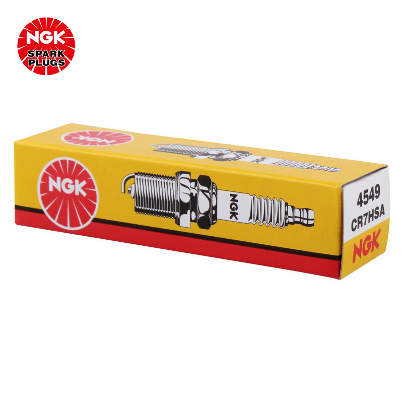 หัวเทียนโลหะผสมนิกเกิล NGK มอเตอร์ไซค์ CR7HSA 4549