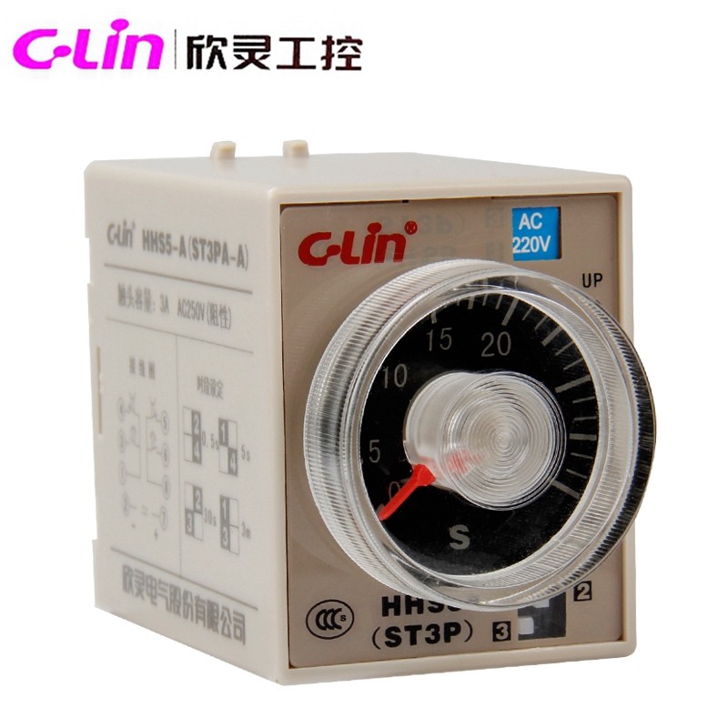 Xinling ST3PA-A/ST3PA-B/ST3PA-C/ST3PA-D/-E/-F/-G รีเลย์เวลาอิเล็กทรอนิกส์