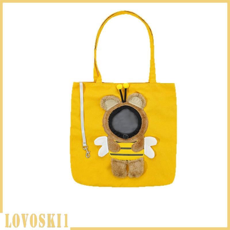 [Lovoski1] Head out Pet Tote Bag Portable Small Pet Carrying Tote S