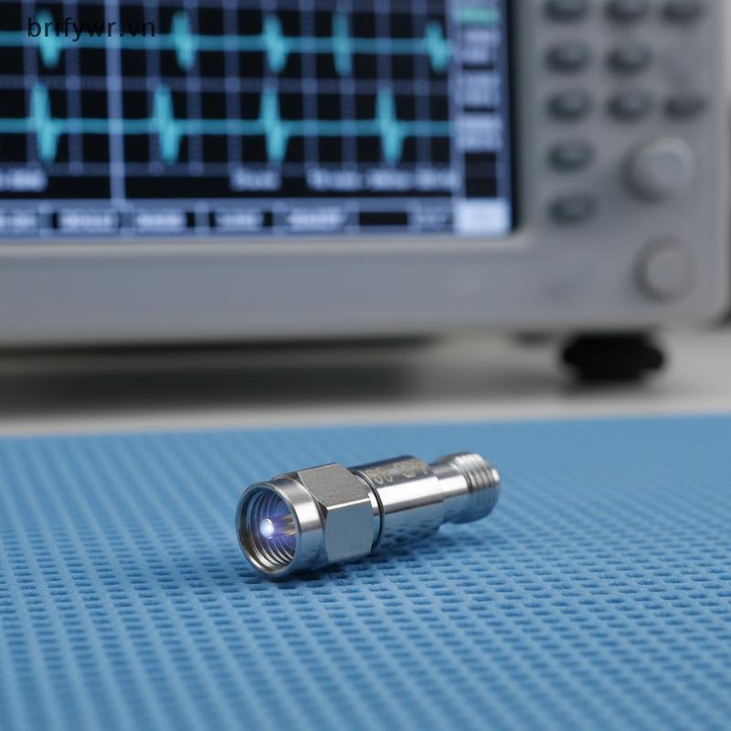 Brifywr DC8GHz SMA คงที่ Attenuator Coaxial 2W 1dB 2dB 3dB 4dB 5dB สําหรับการแปลงความถี่และการประมวล