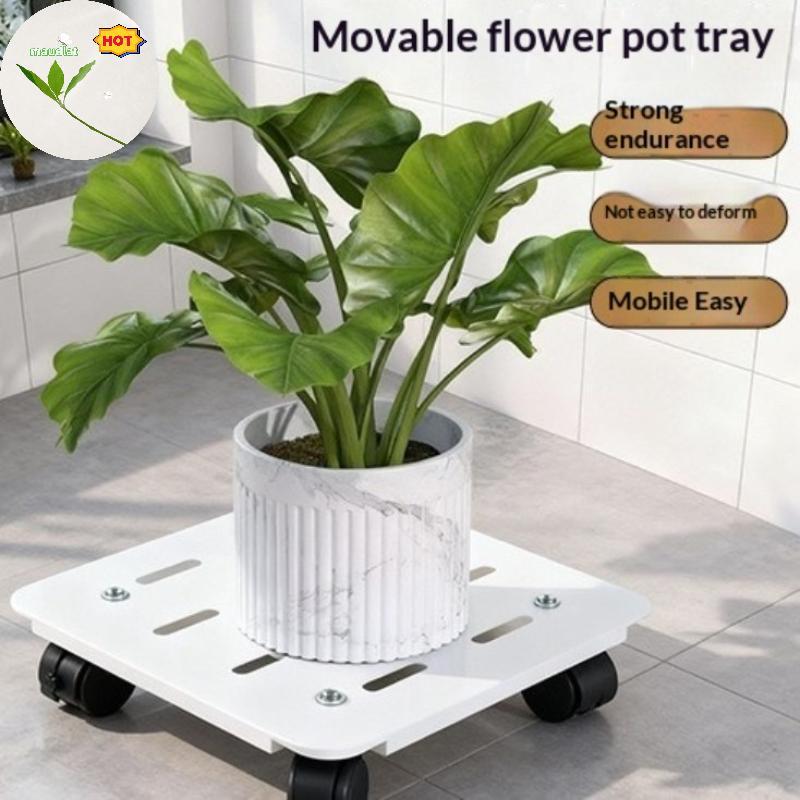 Mud Mobile Plant Pot Tray With Wheels For Heavy Plants Stands Mobile Trolley EN