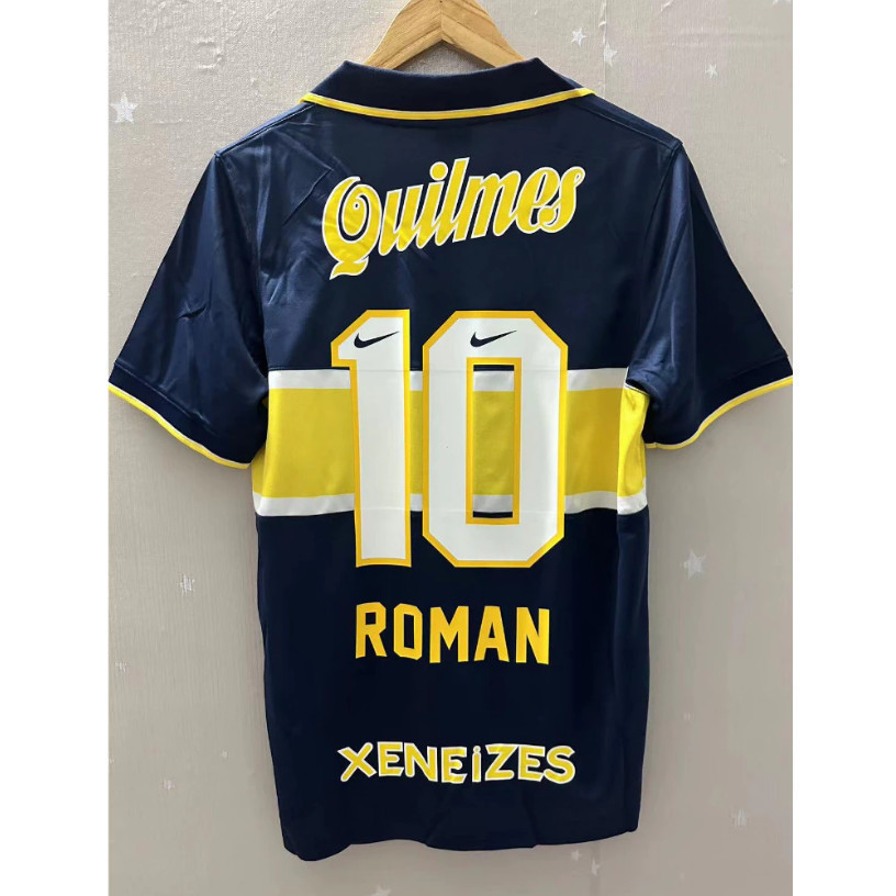 1996-1997 Boca Juniors Retro Home and Away คุณภาพสูงที่กําหนดเองเสื้อฟุตบอล-FG001