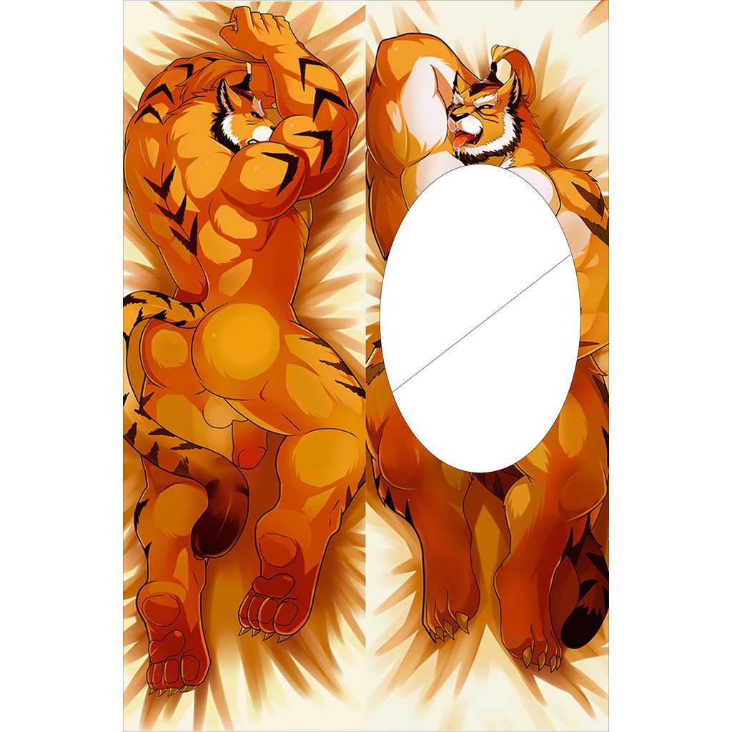 อะนิเมะ Furry Dakimakura กอดหมอนปลอกหมอน
