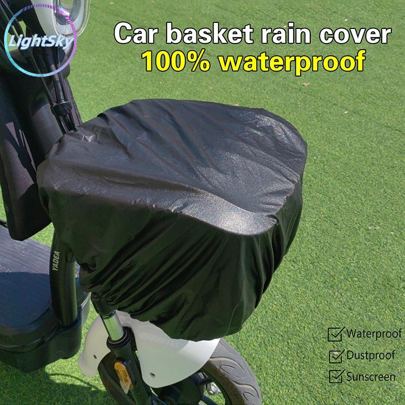 LightSky Rain Cover สําหรับกระเป๋าจักรยาน Rain Cover สําหรับ Rain Cover ตะกร้าจักรยานกระเป๋ากันน้ําพ
