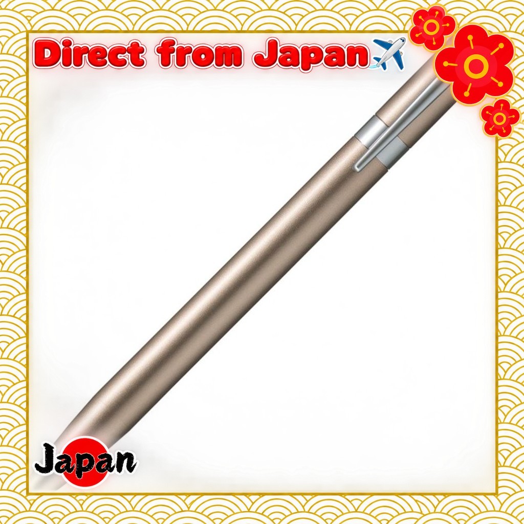 Tombow ZOOM L105 ปากกาลูกลื่น 0.5 มม. สีแชมเปญโกลด์ ของแท้จากญี่ปุ่น FLB-111B