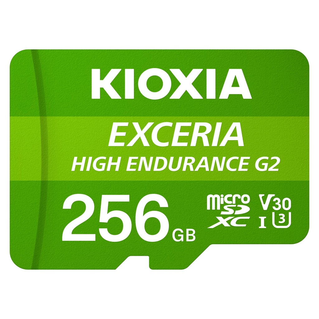 เมมโมรี่การ์ด microSD KIOXIA 256GB 512GB EXCERIA HIGH ENDURANCE G2 U3 V30 สำหรับกล้องติดรถยนต์