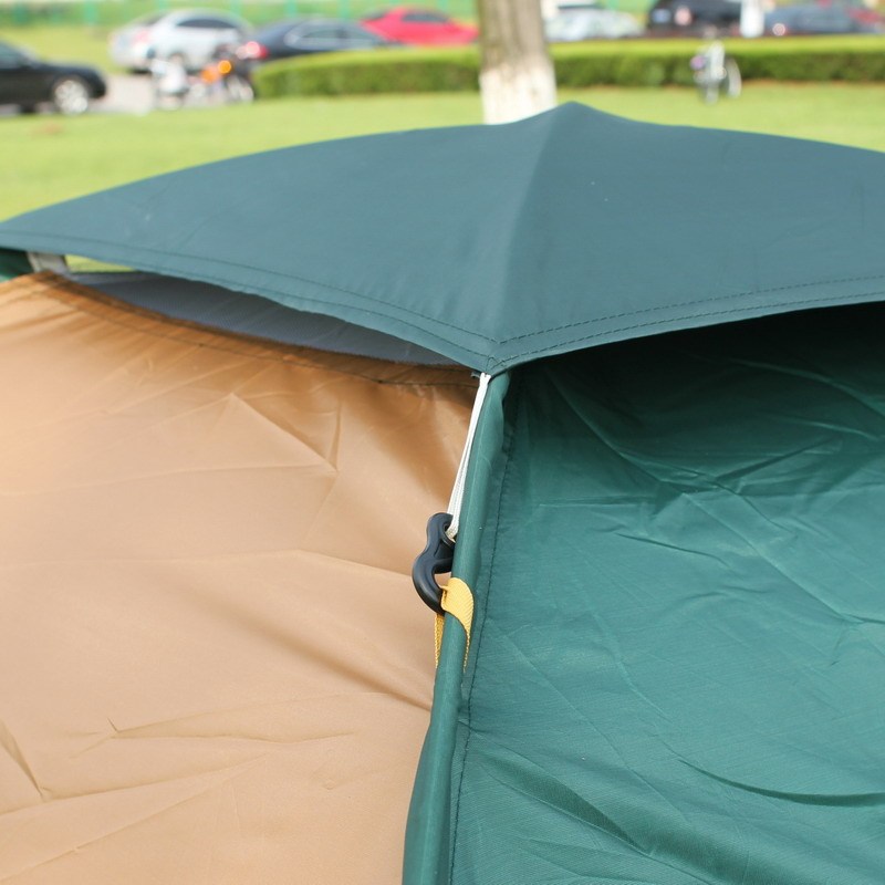 Outdoor Camping 4-Person เต็นท์ Four-Person Single-Layer Camping เต็นท์/Windproof กันฝน Anti-ยุง Ant