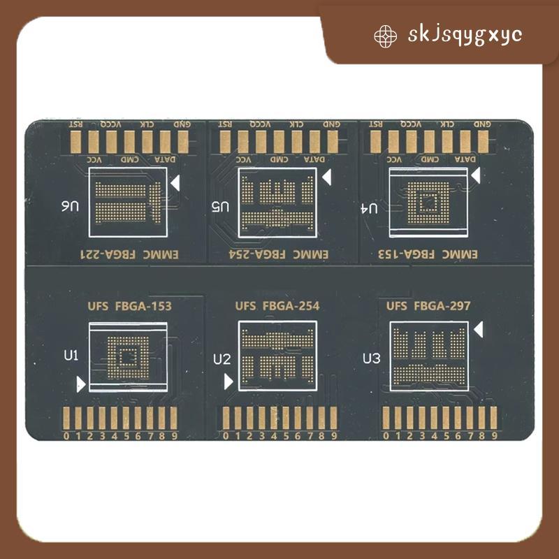 skjsqygxycFor F64 Lite Ultra Box ใช้งานร่วมกับแฟลช 64 BGA ISP Board แฟลช 64 FBGA EMC FBA 153 254 221