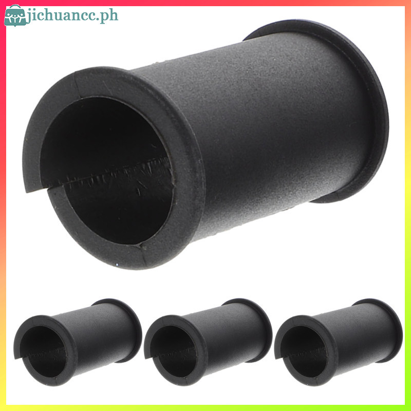 4 ชิ้นไมโครโฟน Shock Mount Spacer สําหรับยางสีดําฝาครอบ