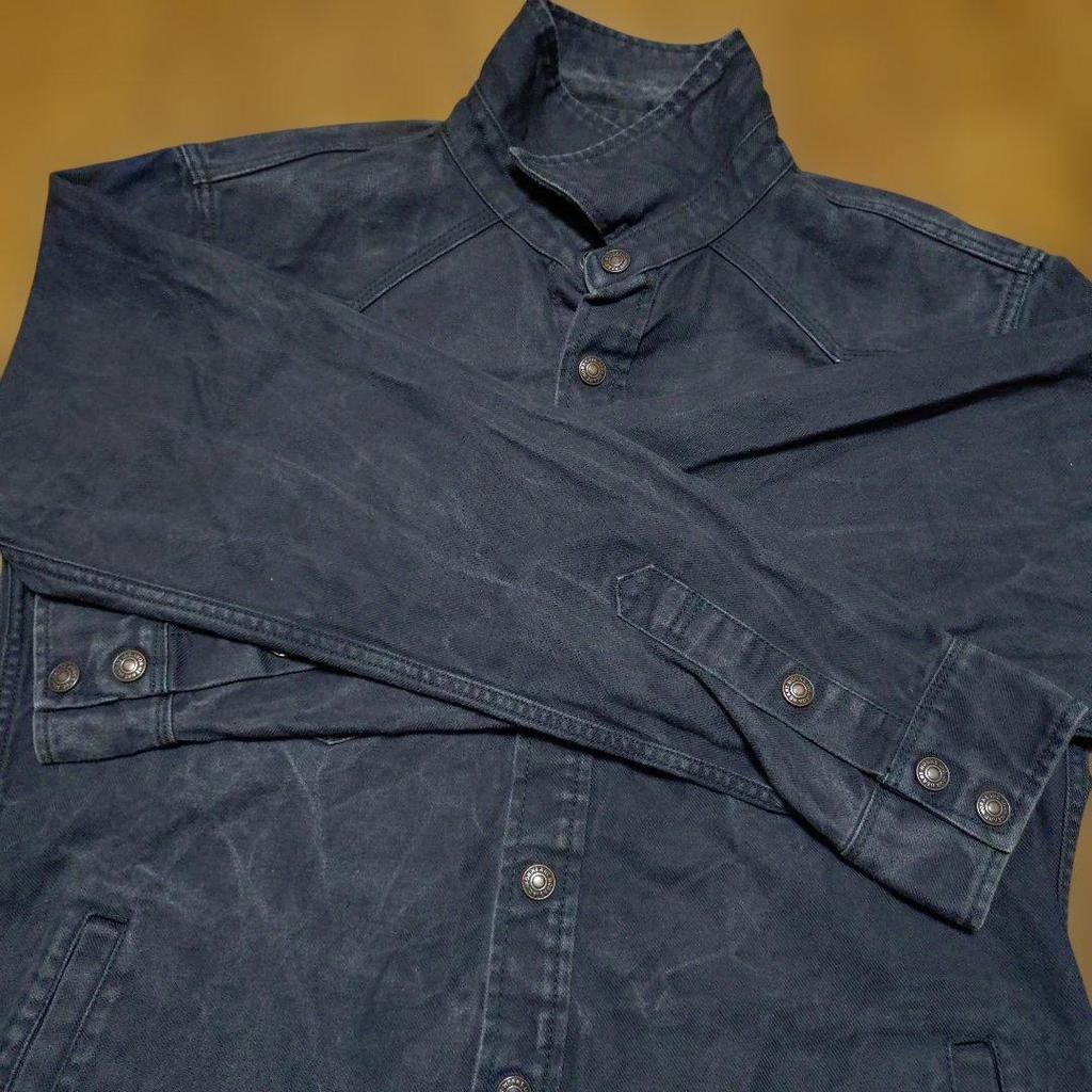 Iron Heart เสื้อเวสเทิร์นผ้า Heavy Serge ไซส์ XL มือสอง สภาพดี