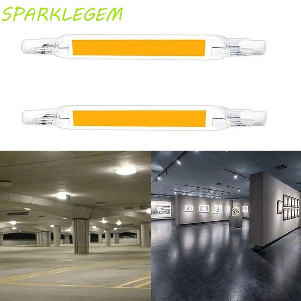 SPARKLEGEM COB Tube Bulb, Dimmable 360 Glow R7S Lamp Tube, Spotlight เปลี่ยนบาร์ 110v/220v