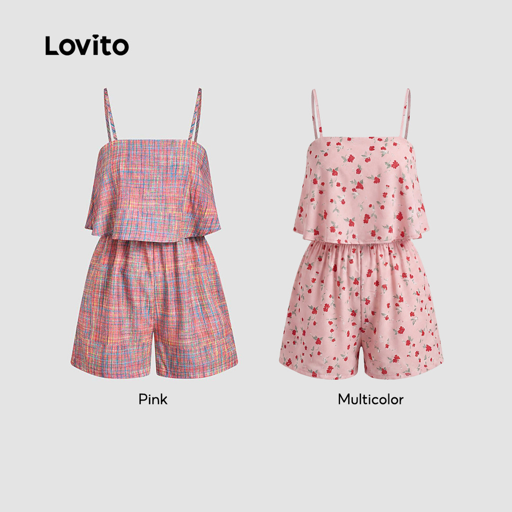 Lovito جمبسوت نسائي وردي كاجوال — صورة 2