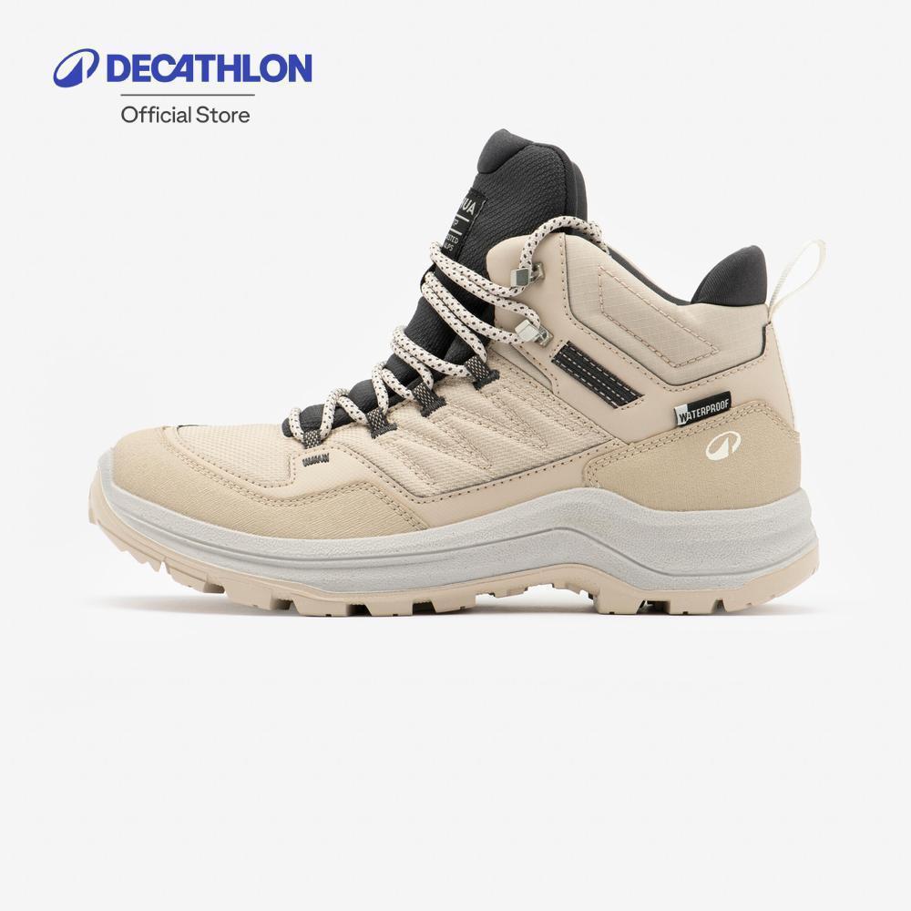 Decathlon Women’S Waterproof High-Rise Hiking Boots รองเท้าเดินป่ากันน้ำข้อกลางสำหรับผู้หญิง รุ่น Mh