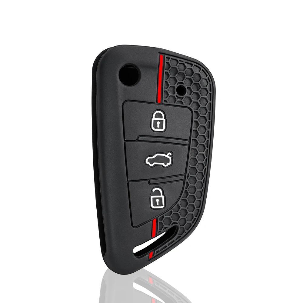 Silicone Key Cover For VVDI2 Wire Xhorse MINI XHORSE VVDI Universal Flip Key Caps Car Key Case Organ