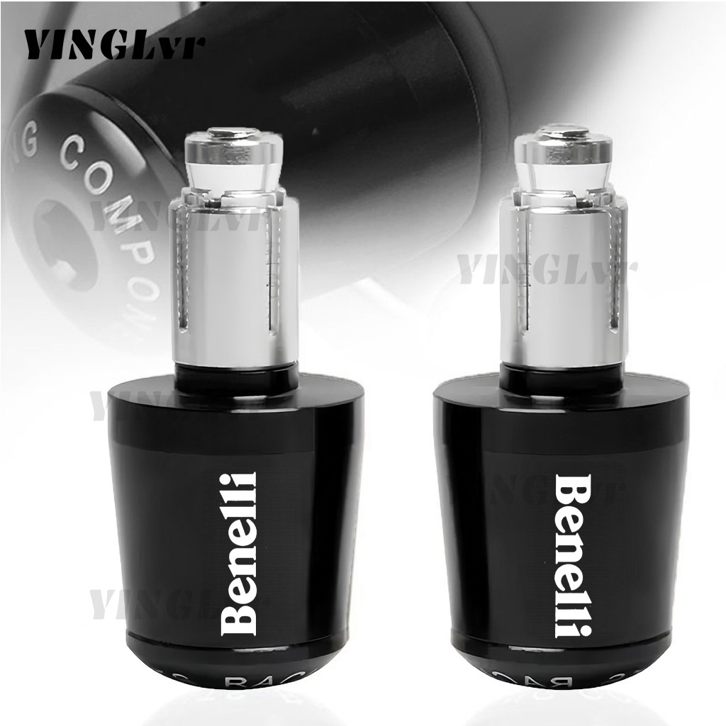สําหรับ Benelli 502c 302S BN300 Imperiale400 BJ600 BN600 BN302 2015-2023 2024 2025 อุปกรณ์เสริมรถจักรยานยนต์ CNC Handlebar Grips ปลายโลหะผสม 7/8 บาร์ปลั๊ก Handle Grip Bar End Plug