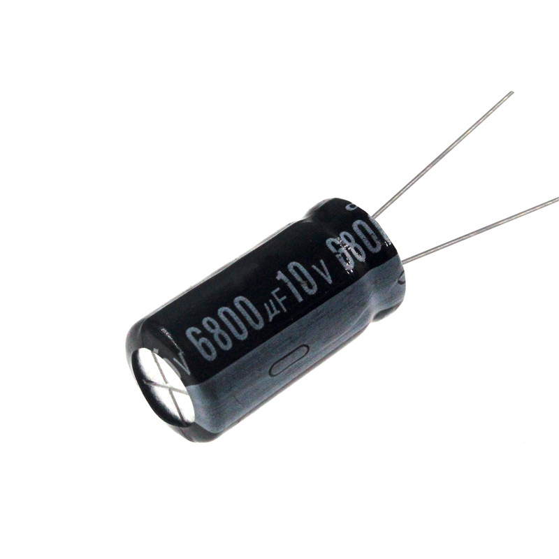 5 ชิ้น 10V6800UF ตัวเก็บประจุไฟฟ้า 6800UF 10V ปริมาณ: 13x25 มม.