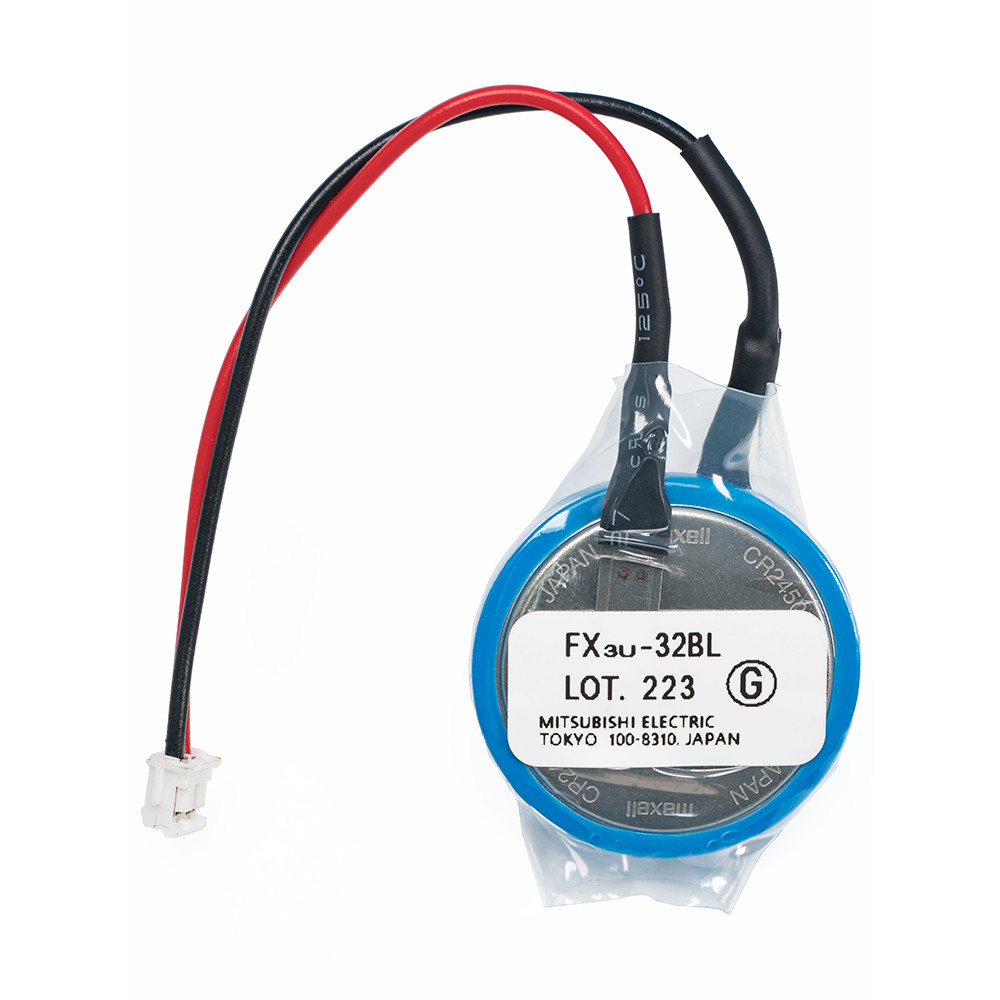 FX3U-32BL ยี่ห้อใหม่ญี่ปุ่น Mitsubishi PLC แบตเตอรี่ CR2450HR เหมาะสําหรับ FX3U/5U/3G จัดส่งฟรี